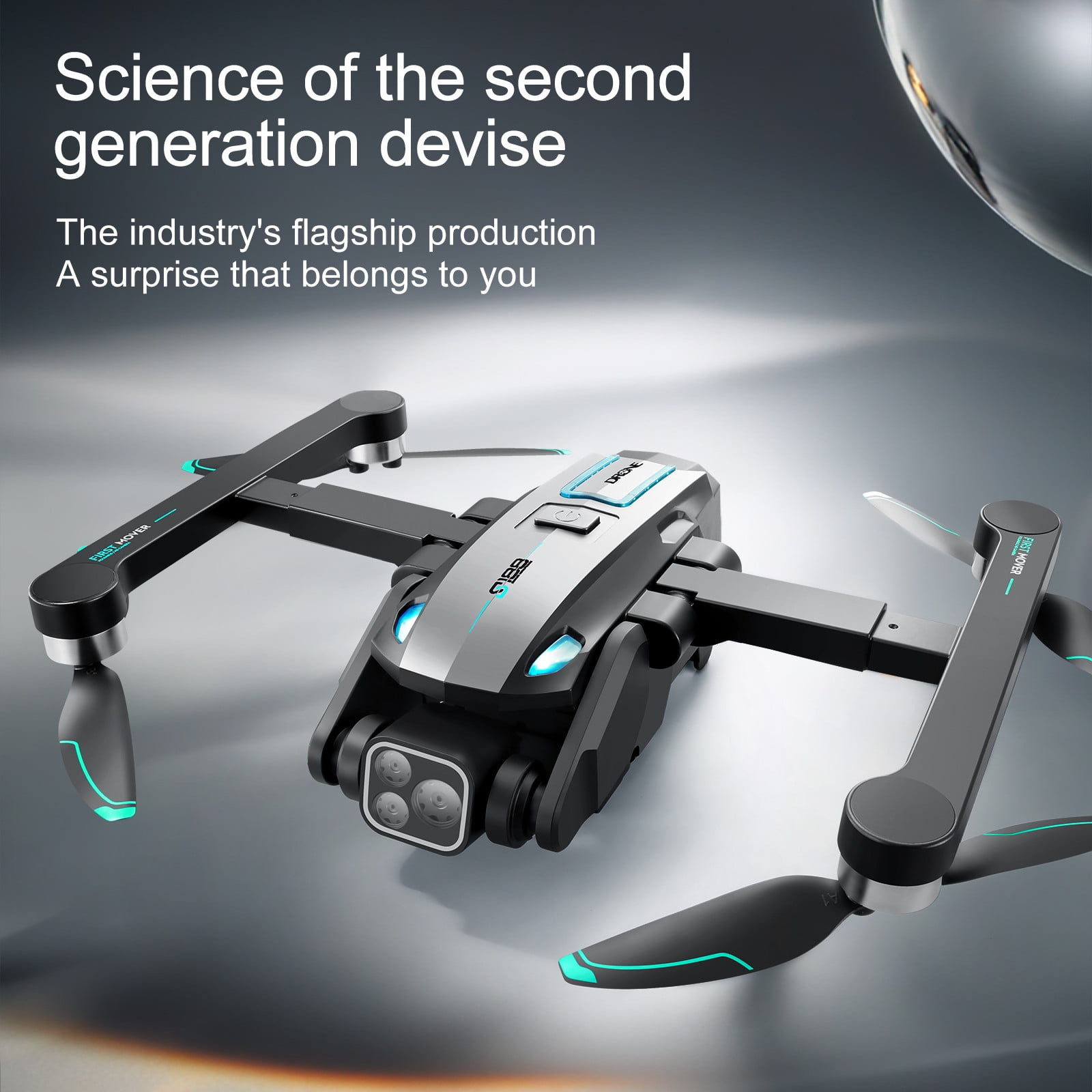 YZHMYR GPS Return 4-Way Obstacle Avoidance Drone & Professional Aerial Drone Brushless Motor 2KM Flight Distance HD Camera for Outdoor Adventure Aerial Photography Long Range Flight Supplies