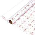thumbnail image 1 of YZHMYR Holiday Gift Wrapping Paper Roll Thick Heavy-Duty Anti-Tear High-Sheen Finish Reversed White Guide Lines Fully Recyclable for Valentine's Day Mom's Day Birthday Wedding Christmas Gift Packing, 1 of 2