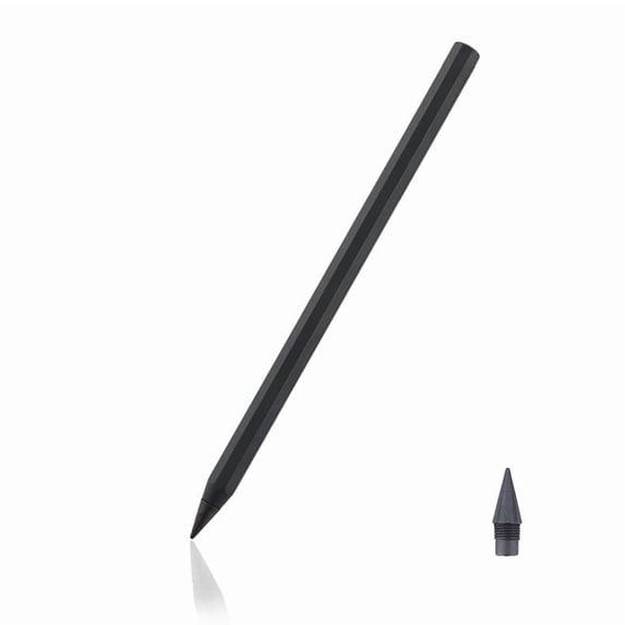 YZHMYR Metal Alloy Writing Instrument Never Needs Sharpening Erasable No Ink Refills 7 Colors Aluminum Barrel Comfort Grip for Writing Drawing Architectural Sketches Creators Office School Supplies