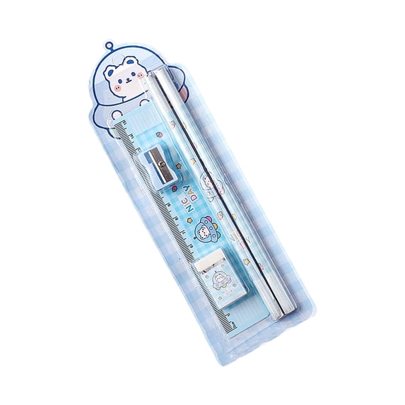 YZHMYR Student Stationery Pencil Set 5-Piece 8.7In Comfort Grip Long-Lasting Color Inspirational Design Kit Back to School Supplies Office Classroom Student Writing Drawing Essentials Accessory