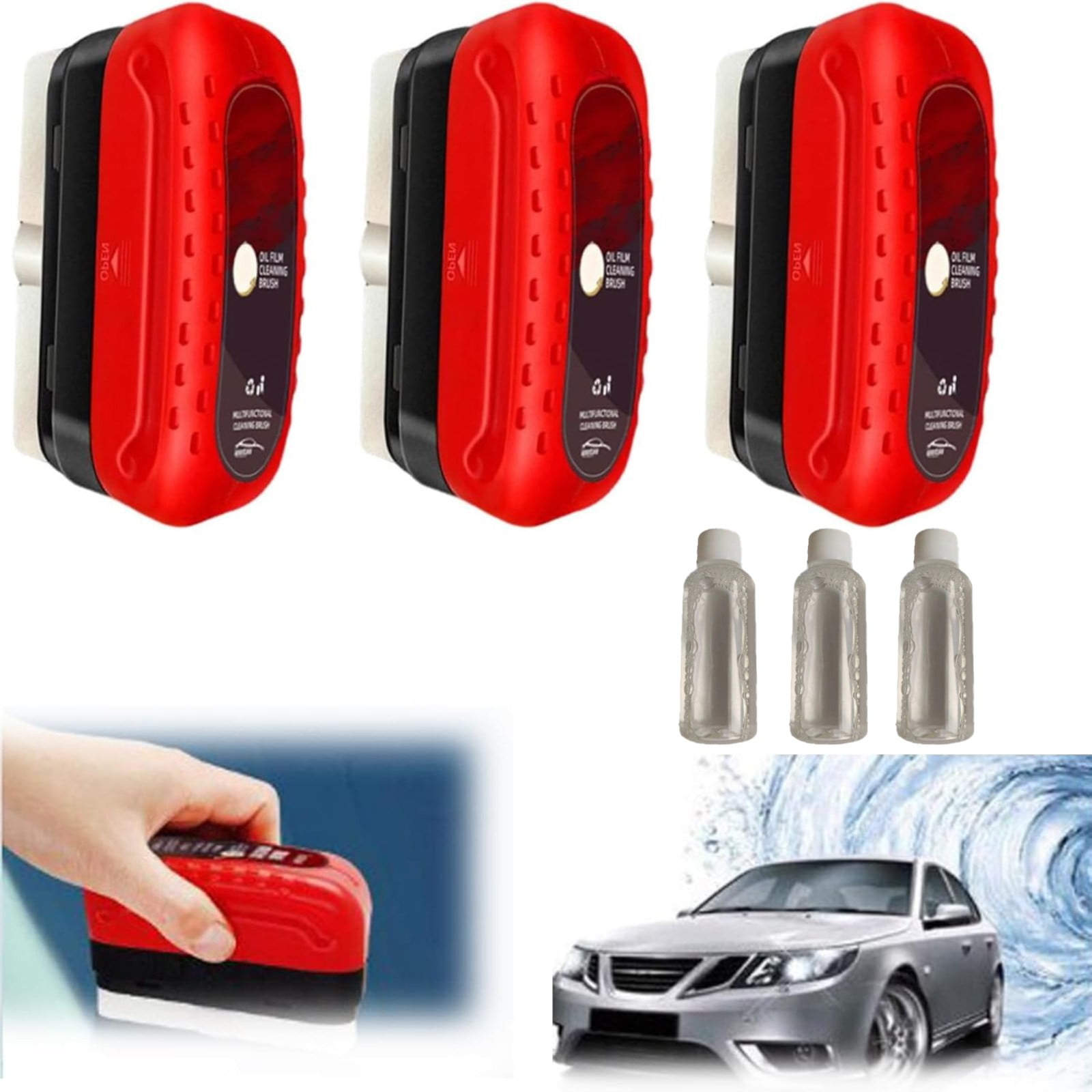 YZLMD Cleaning Brush Automotive Oil Film Cleaning Brush 2024 New Glass