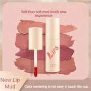 YZS Lip Glaze Matte Fog Water Mist Velvet Lipstick Moisturizing Not Dry White Not Sticking Cup Lip Cheek Dual-Use