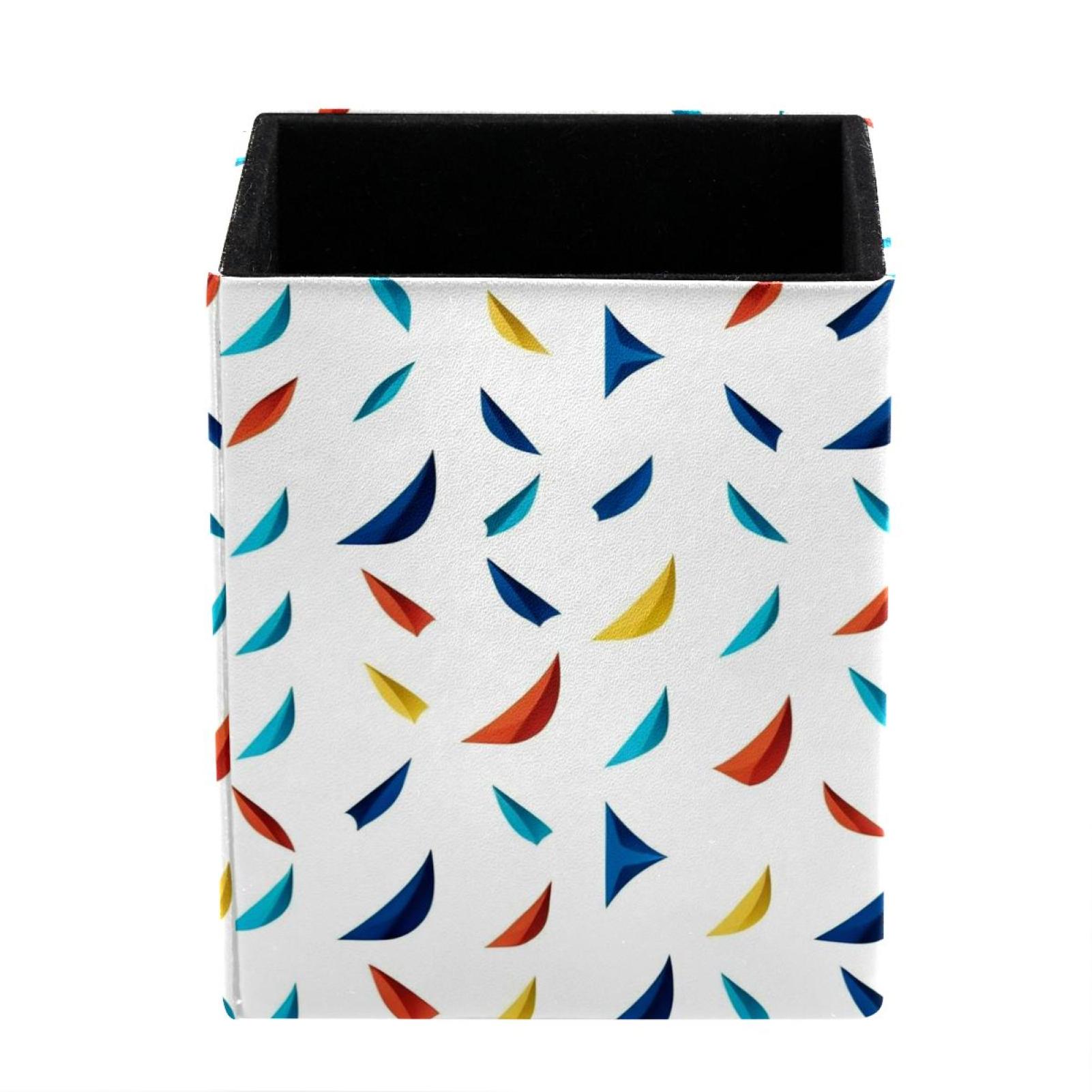 YZUOUZY'Leather Desk Organizer Pen Holder Brush Holder Art Painting