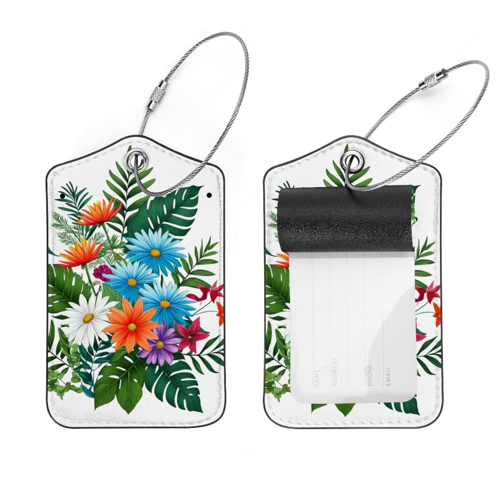 YZUOUZY Luggage Tags for Suitcases Bag Tags for Luggage Leather Luggage