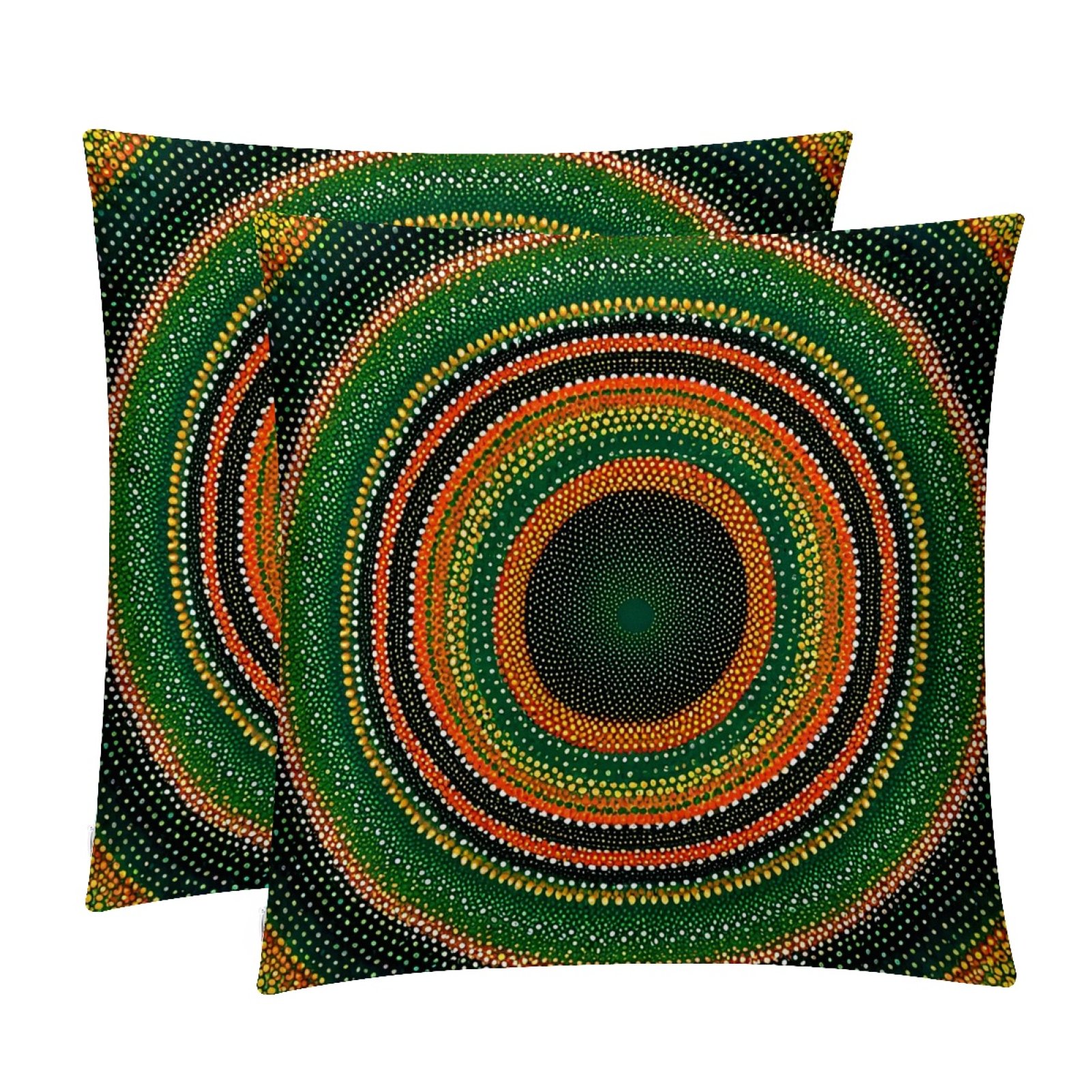 YZUOUZY Pillow Covers,2 Pack 18x18 Pillow Cover,Pillow Protector for Sofa,Spotted Cow Cartoon