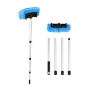 YZWEI 62-Inch Car Wash Brush with Long Handle, Soft Bristle Auto Cleaning Tool, Scratch-Free Car Washing Mop Kit for Exterior Detailing - Blue - 62"