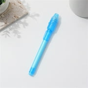 YZWEI Magic Pens - Blacklight Pen - Magic Disappearing Ink - Invisible Ink UV Pen with LED Light, Secret Message Writing Pen - Blue - 5.12"