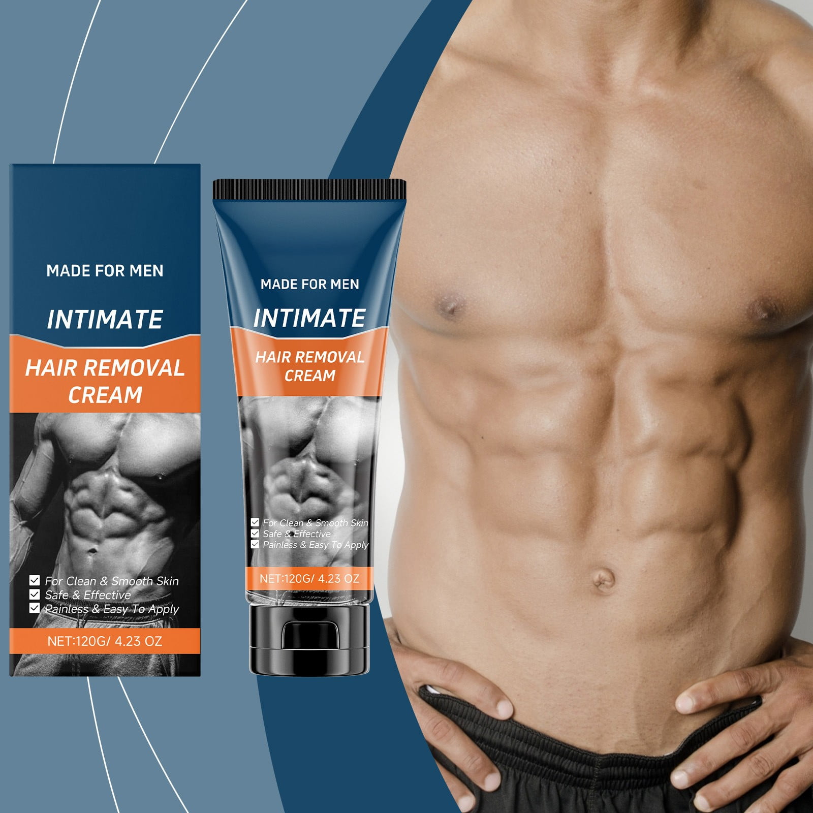 YZWEI Male Hair Removal Cream - Mens Hair Removal Cream Genitals ...