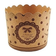 RENACLIPY 50Pack Simple Elegant Cylindrical Paper Cup Cover for Coffee ...