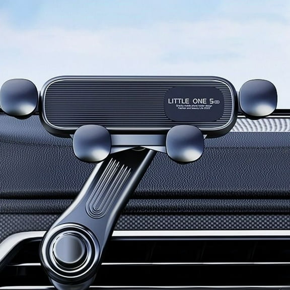 YZWEI Car Phone Mount - Car Cell Phone Holder - Phone Holder - Car Phone Mount - Universal Dashboard & Windshield Phone Holder for Car Navigation, Black