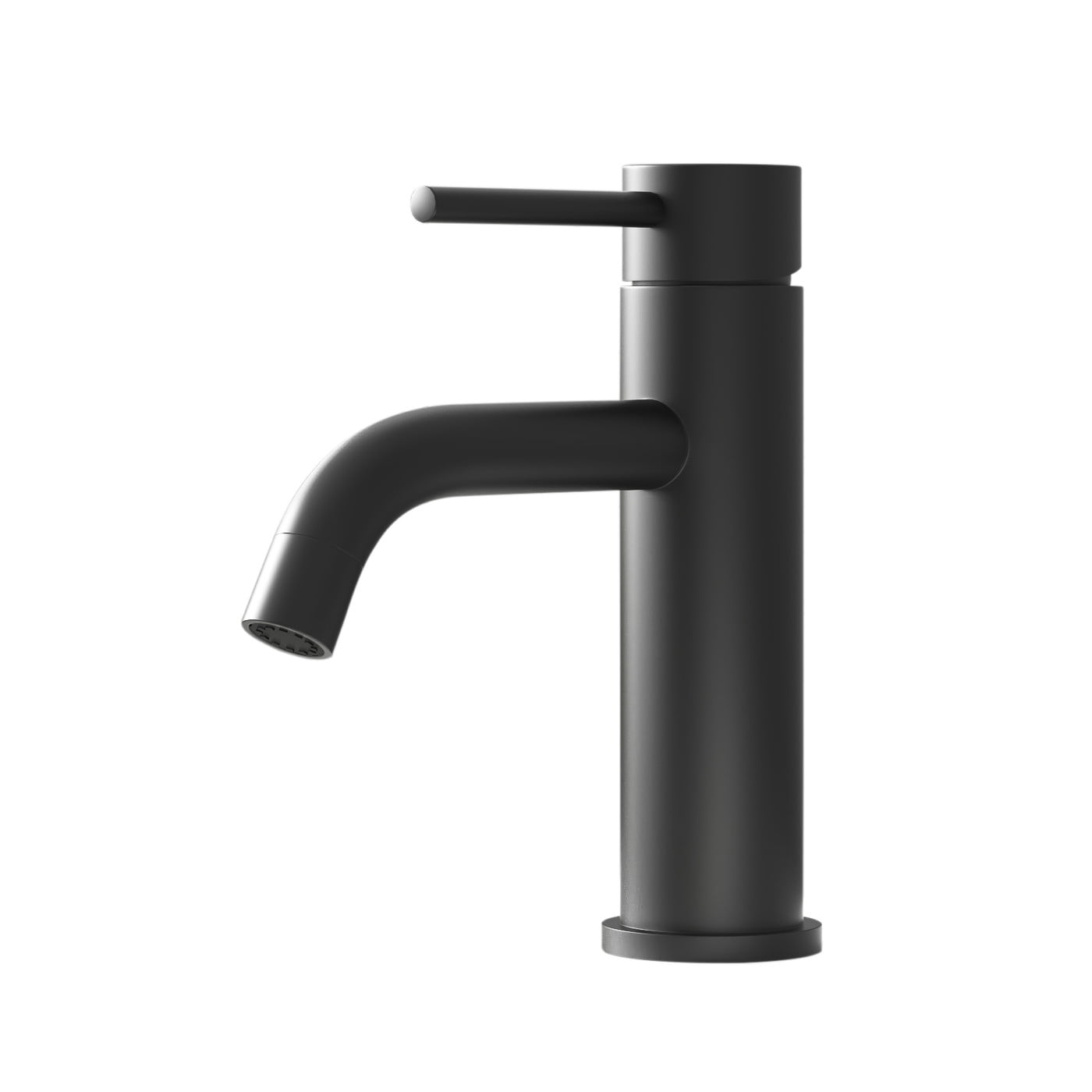YZZY Brass Bathroom Faucet Black Single Hole Vanity Sink Faucet Modern Single Lever Handle Bathroom Basin Faucet