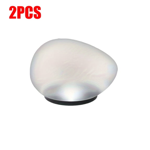 YZZZJZQL 2PCS Solar Powered Imitation Cobblestone Garden Light Warm LED Stone Shape Lamp for Outdoor Lawn Patio Yard Pathway & Indoor Balcony Desktop Ambient Decor