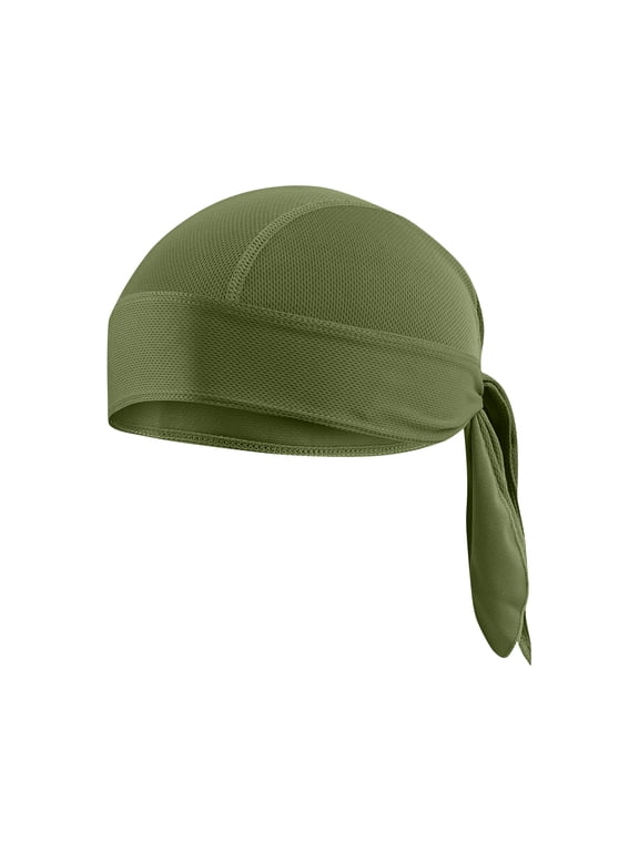 Doo Rags For Women And Men Sweat Wicking Dew Rag Breathable Helmet Liner Hat Running Beanie Do Rags Doo Rag Green