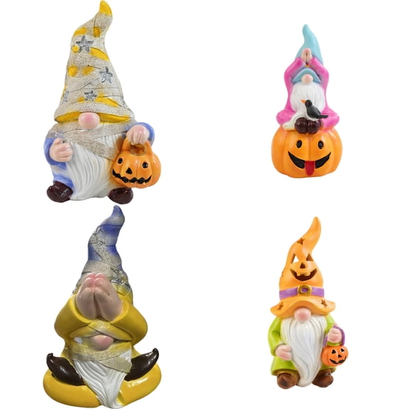 YZZZJZQL Gnome Statues Spooky Outdoor Garden Funny Gnome For Fairy Garden Yard Decoration Lawn Ornament Gnome Statue For Home Decor