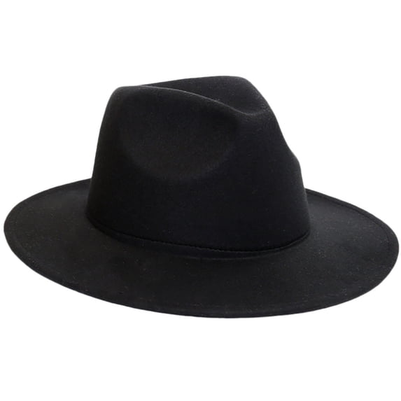 YZZZJZQL Wool Felt Hat For Men & Women Crushable Wool Panama Outback Hat Wide Brim Fedora Hat Durable Western Style Dress Hat
