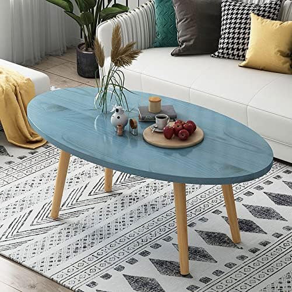 YZboomLife End Table Sofa Table Oval Coffee Table Modern Coffee