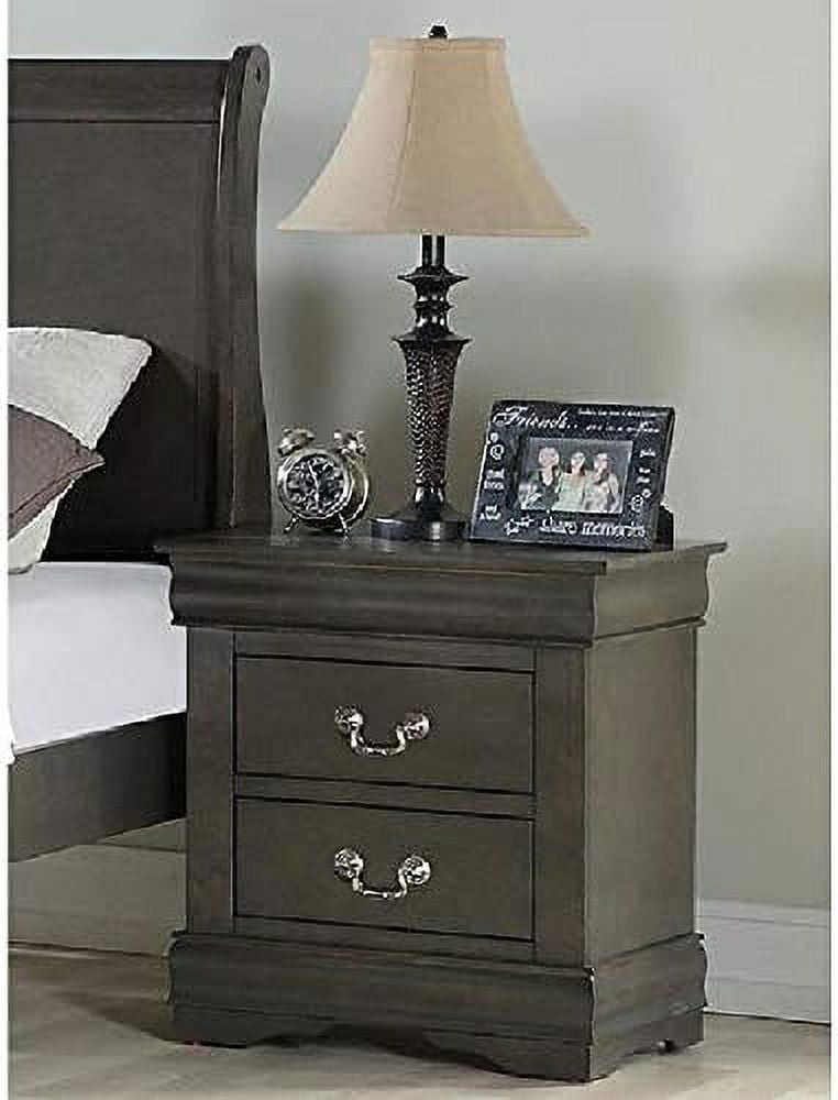 YZboomLife Nightstand with 2 Drawers Small Dresser Bedside Night Stand
