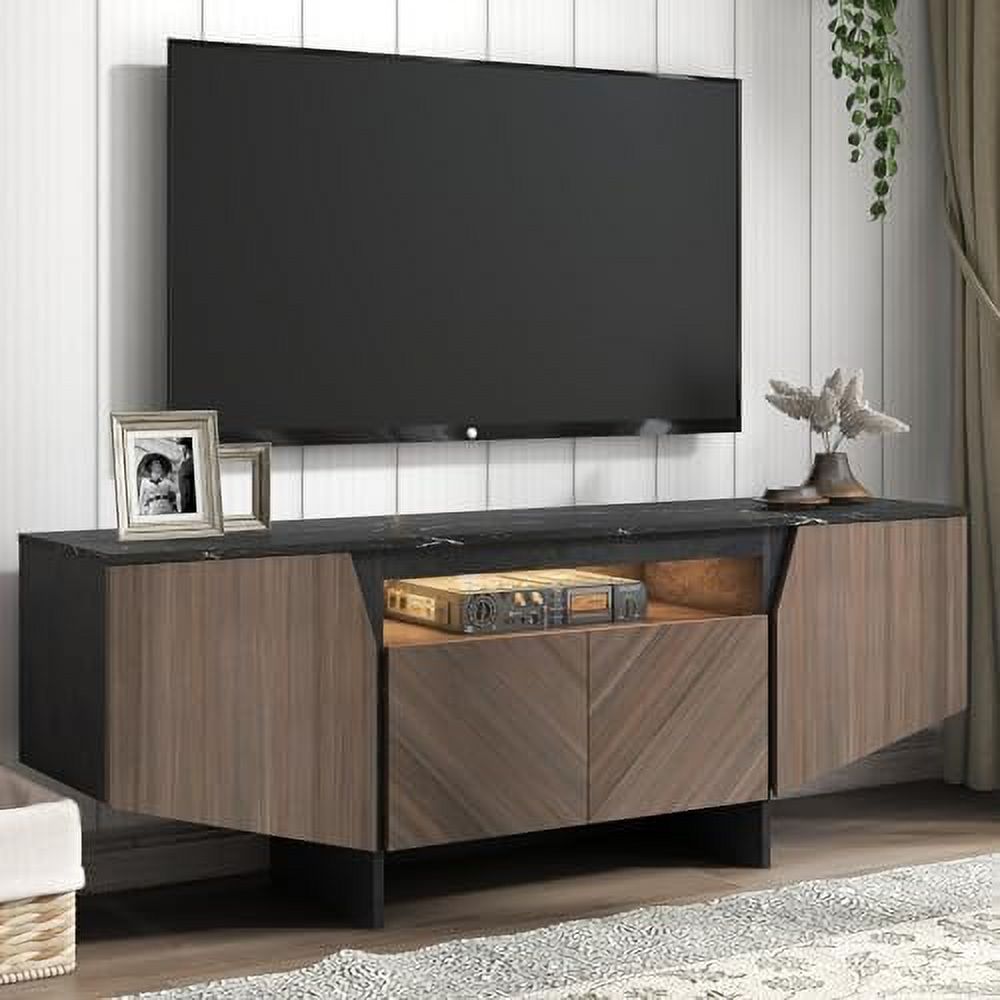YZboomLife TV Stand for TVs up to 80" Large Television Stands with