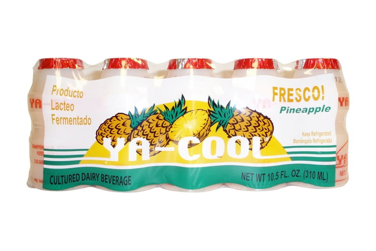 Ya Cool Pineapple, Yogurt Drink, 10.5 oz