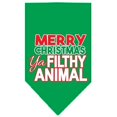 thumbnail image 1 of Ya Filthy Animal Pet Bandana, Green - Large, 1 of 1