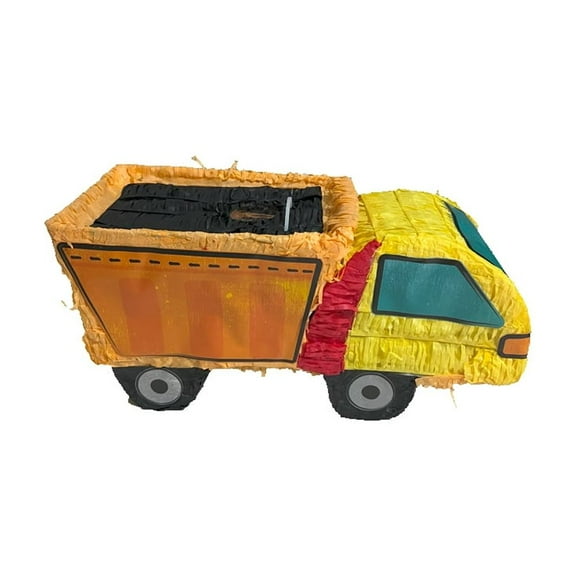 Ya Otta Construction Truck Pinata Pull String Party Supply 18" x 9" x 7"