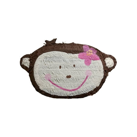Ya Otta Monkey Love Face Pinata Party Supply (24.5"L x 14.5"W x 3.75"H)