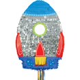 thumbnail image 1 of Ya Otta Pinata Blast Off Rocket Pull String Pinata, 15-1/2” x 22”, 1 of 1