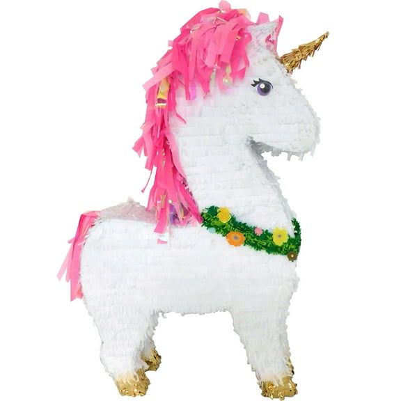 Ya Otta Pinata Giant Sparkling Unicorn Pinata, Birthday Party Activities, 10lb Filler Capacity, 21 x 36 Inches