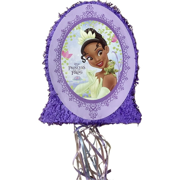 Ya Otta Princess and the Frog Piata, Pull String, Party Supplies, 22" L x 16.5" W x 3" H
