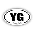 thumbnail image 1 of Yağlı Güreş YG Oval Bumper Sticker 3M Vinyl Decal 3 in x 5 in, 1 of 3