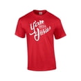 thumbnail image 1 of Ya'll Need Jesus Christian Short Sleeve T-shirt-red-XL, 1 of 4