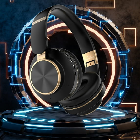 YaChu 2.4Ghz Wireless Gaming Headset For Ps5, Pc, Ps4, Mac, Nintendo Switch, Bluetooth 5.0+Edr Gaming Headphones With Microphone For Computer, Mobile, Stereo Sound