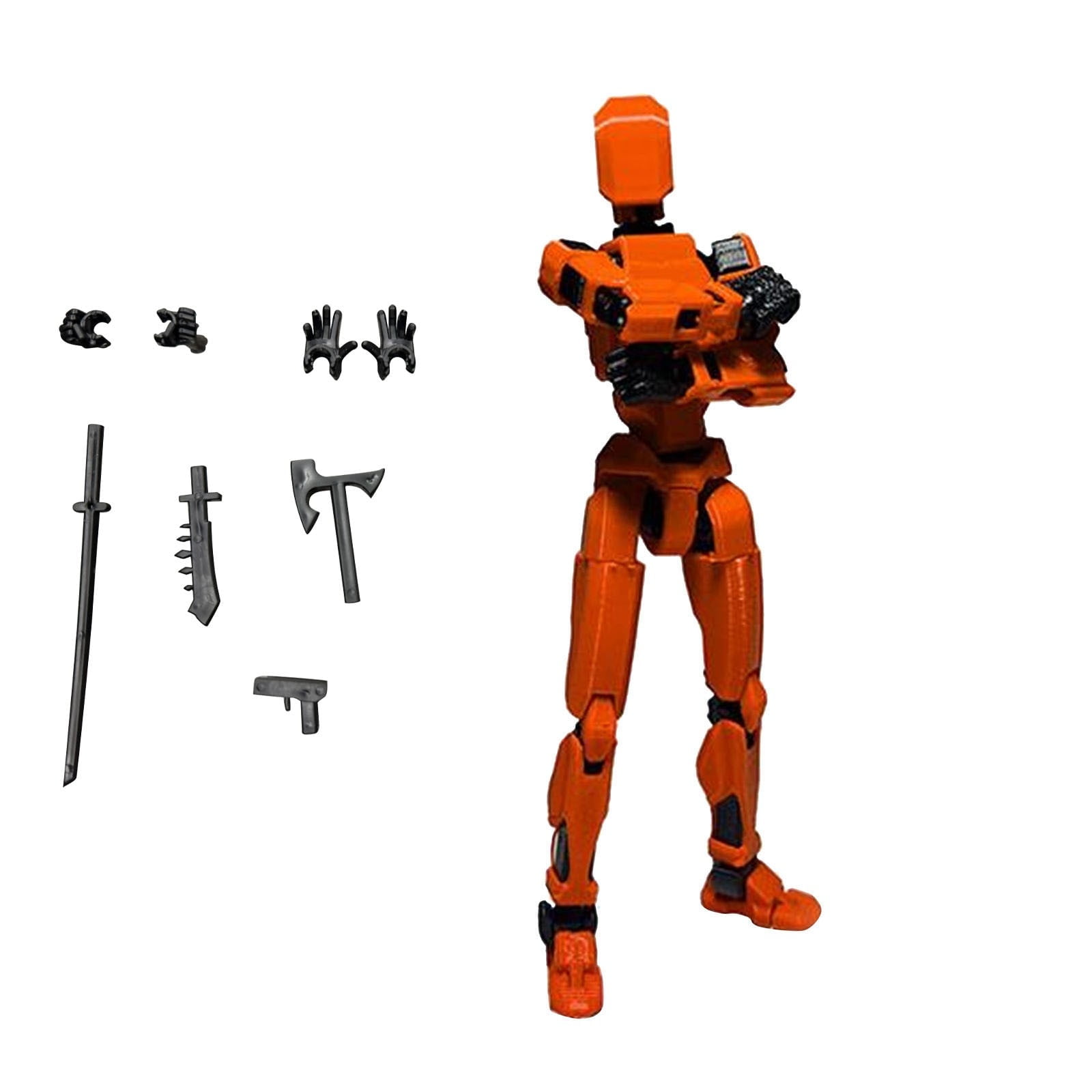 Action Figure, Action Figure 3D Printed Multi-Jointed Movable, Lucky 21 ...