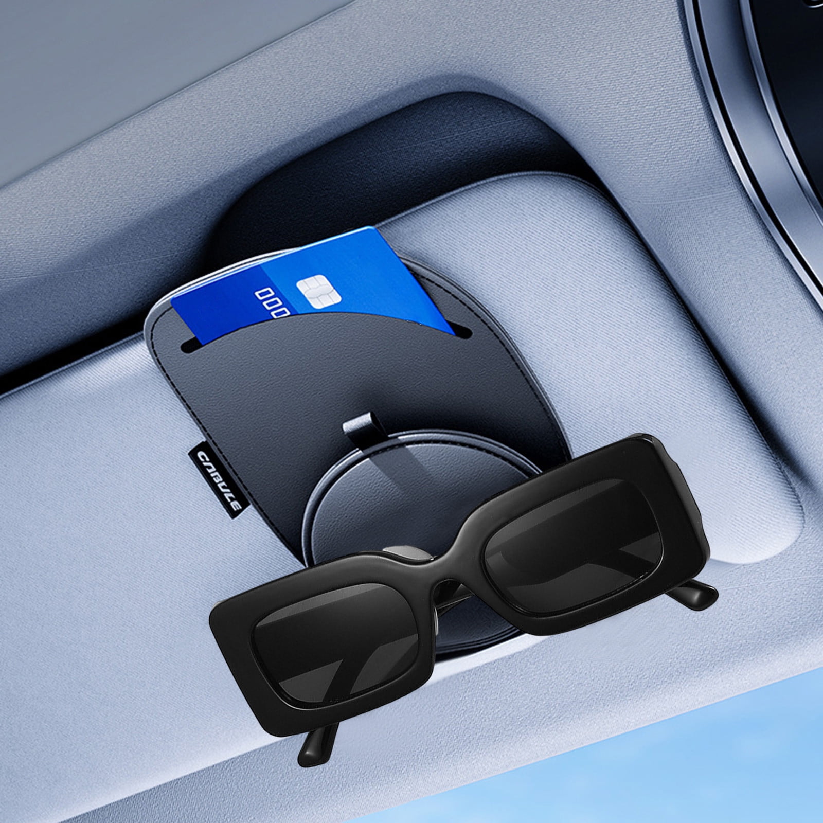 YaChu Car Mounted Eyeglass Clip Multifunctional Car Sunglasses Car ...