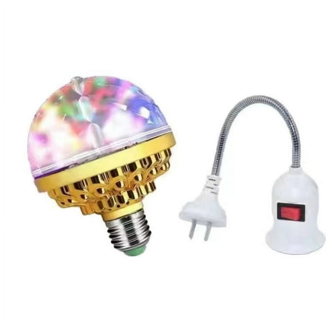 YaChu LED Golden Little Ball Stage Light 6 Beads Colorful Home RGB