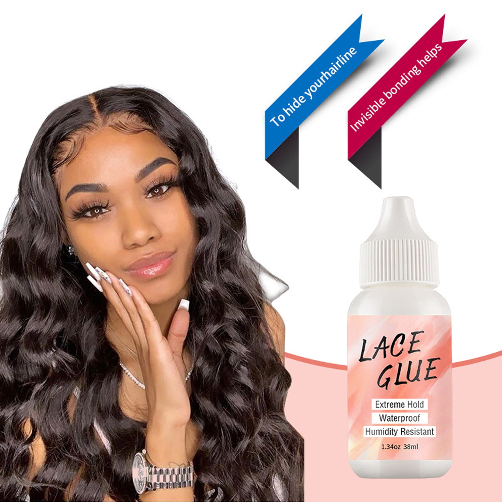 YaChu Lace Wig Glue Kit Lace Front Glue Kit For Wigs Waterproof Wig Glue Strong Hold Wig Glue
