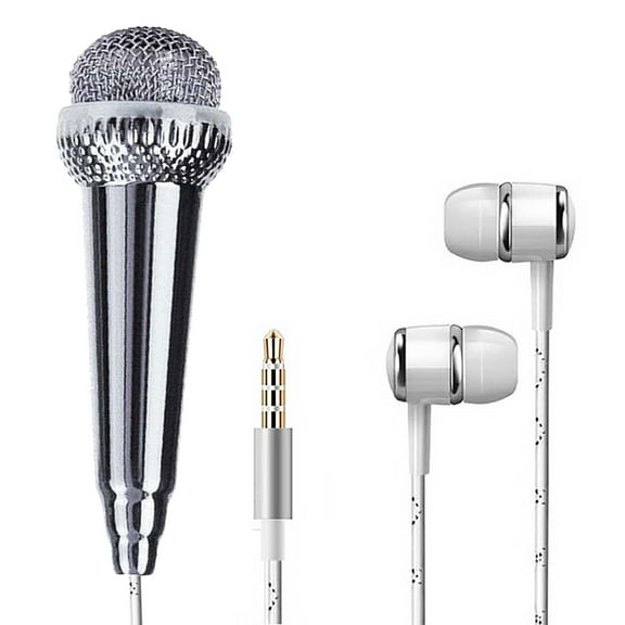 YaChu Mic Mobile Phone Karaoke Microphone Condenser Microphone For Phone Computer With 3.5mm Headset