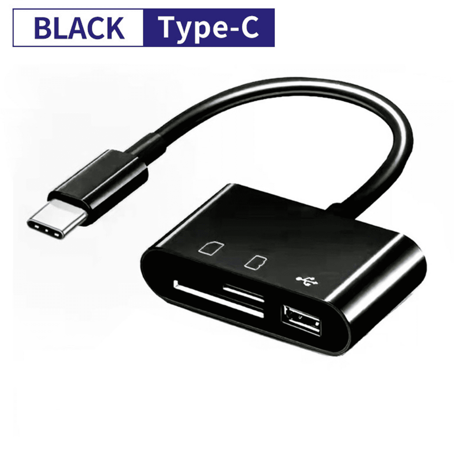 YaChu USB 3.0 Type C Memory Card Reader, for SD/Micro SD/TF Cards ...