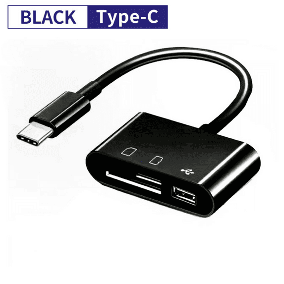 YaChu USB 3.0 Type C Memory Card Reader, for SD/Micro SD/TF Cards
