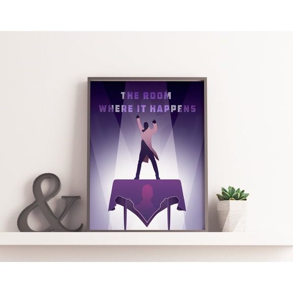 YaHaku Alexander Hamilton Poster, Hamilton Quote Poster, Hamilton Musical Poster, Hamilton Broadway Poster, The Room Where It Happened Poster HH 14