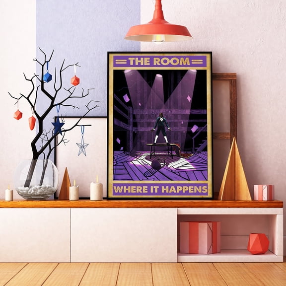 YaHaku Alexander Hamilton Poster, Hamilton Quote Poster, Hamilton Musical Poster, Hamilton Broadway Poster, The Room Where It Happened Poster