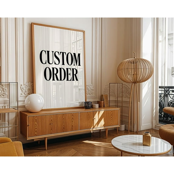 YaHaku Custom Order Wall Art Print Personalized Poster