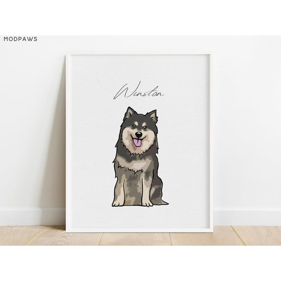 YaHaku Custom Pet Watercolor Portraits Using Pet Photo Personalized Cat Portraits Dog Portraits Custom Memorial Art Dog Portraits Custom