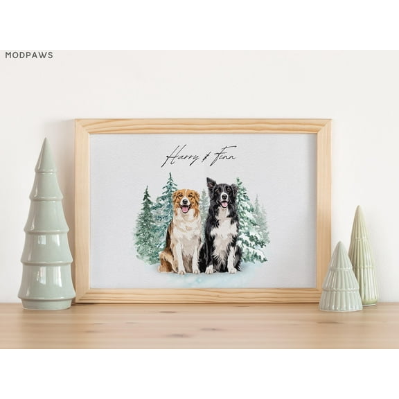 YaHaku Custom Watercolor Portraits Using Pet Photo Cat Portraits Personalized Dog Portraits Custom Pet Memorial Art Dog Portraits Custom