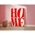 thumbnail image 1 of YaHaku Home Typography Poster Red, Dopamine Decor, Maximalist Wall Art, Indie Preppy College Dorm Room Decor, Trendy Girly Wall Art, Retro Quote, 1 of 3