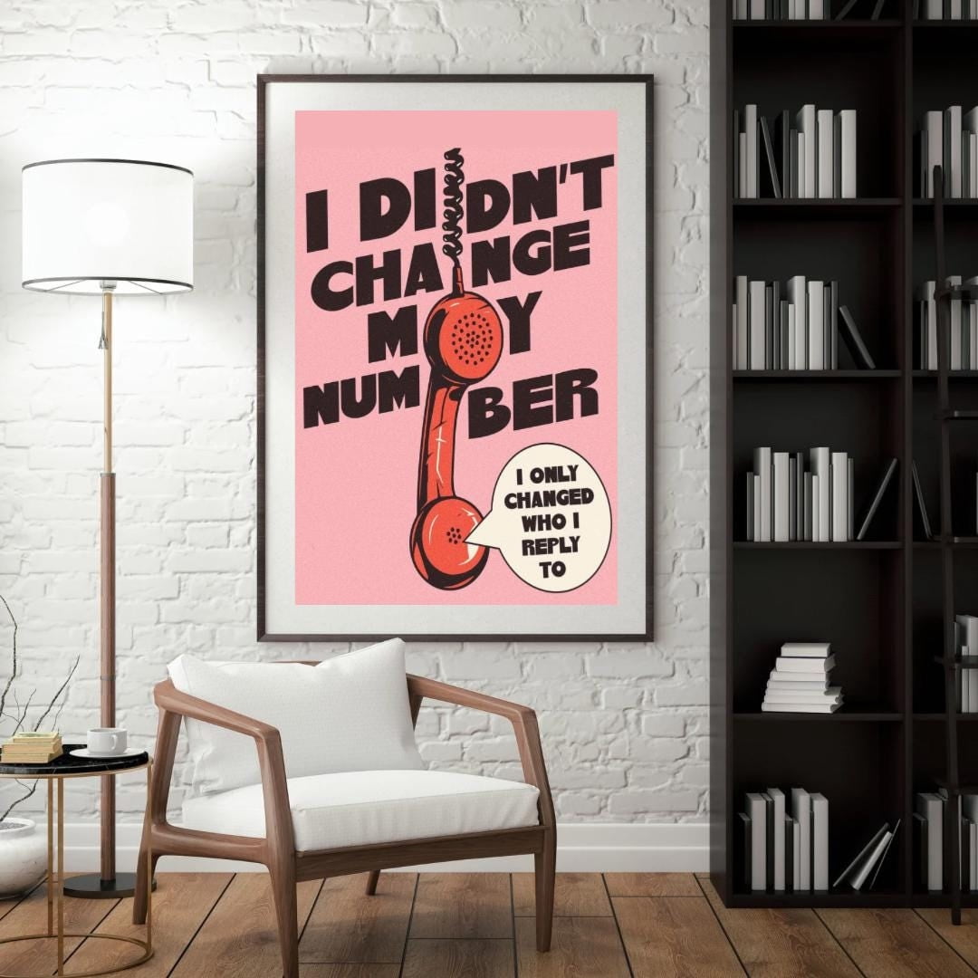 yahaku-i-didnt-change-my-poster-trendy-poster-room-decor-wall-art