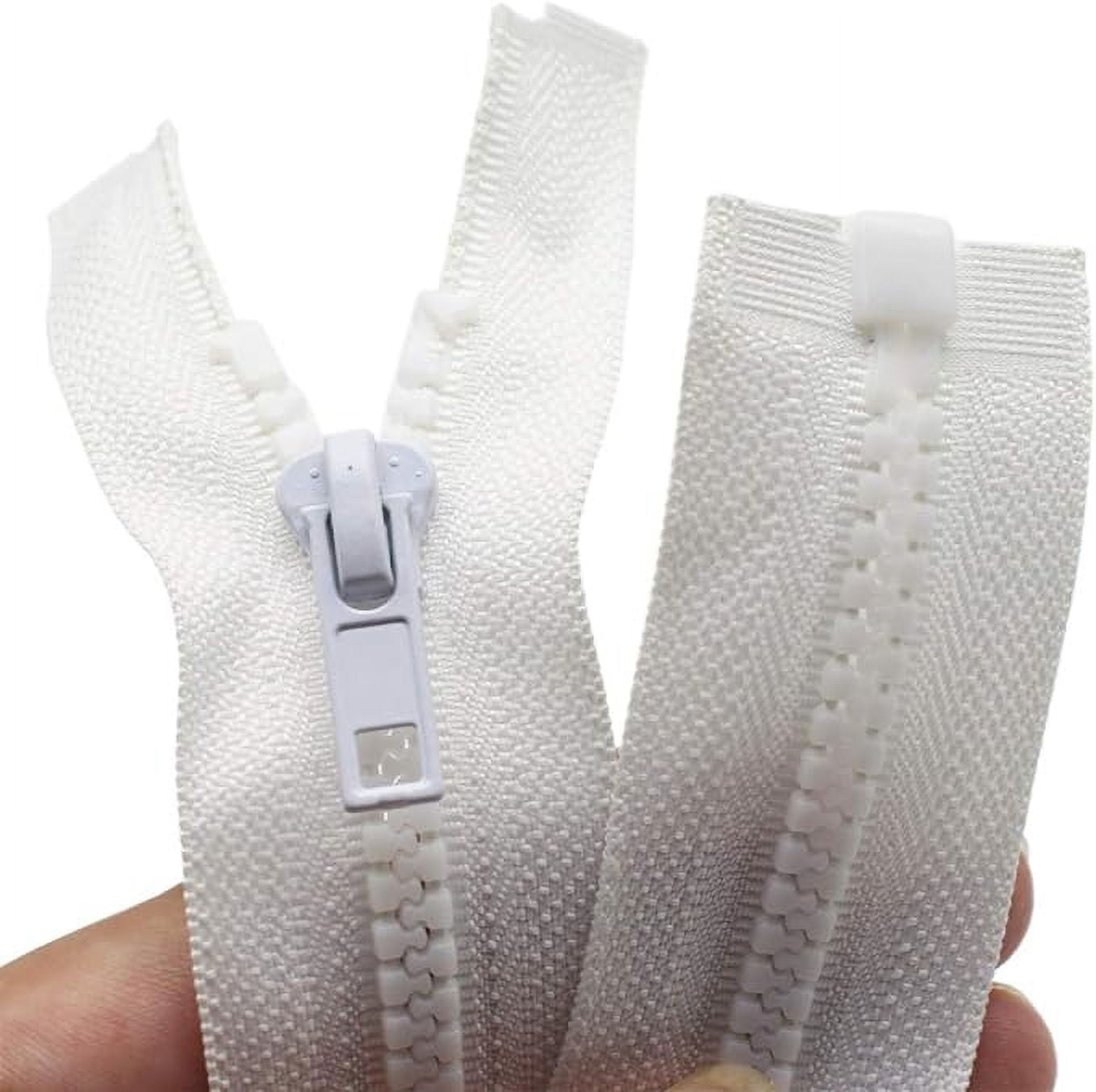 YaHoGa 2PCS 7 Inch 5 Separating Jacket Zippers for Sewing Coats Jacket