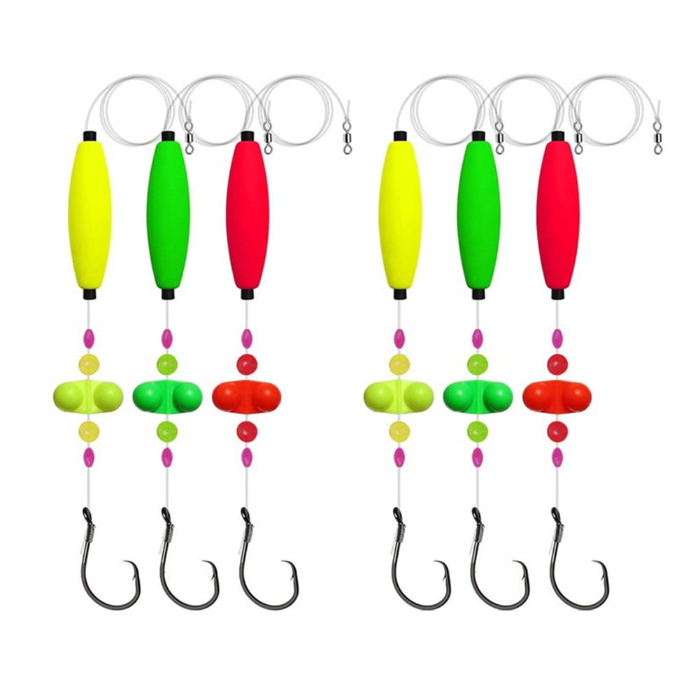 YaSaLy Easy to Use For Catfish Fishing Rigs with 36pcs Circle Hooks and ...