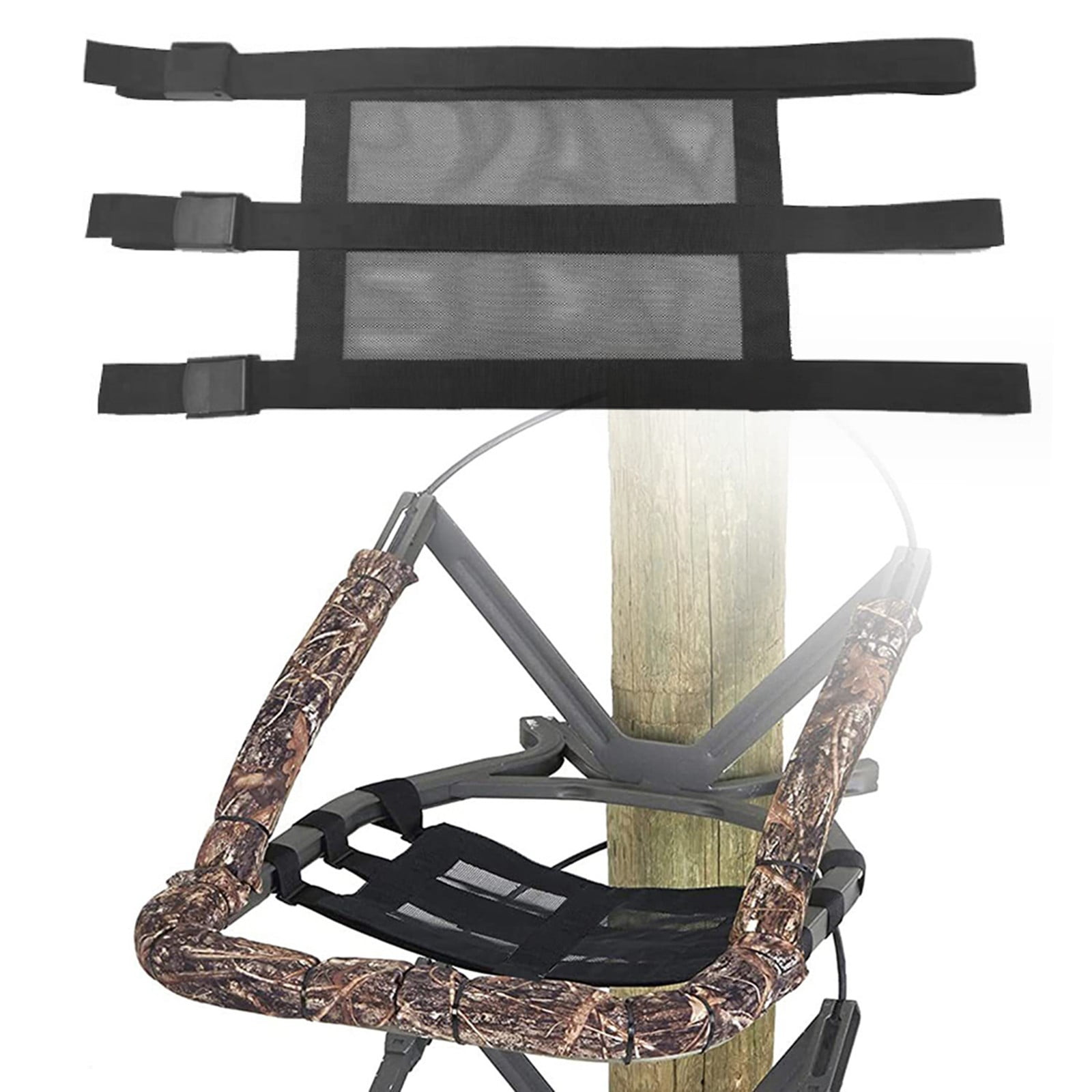 YaSaLy Universal Tree Stand Seat Replacement Tree Stand Accessories Hunting Utility Strap for Holding Climbing Tree Stand and Backpack