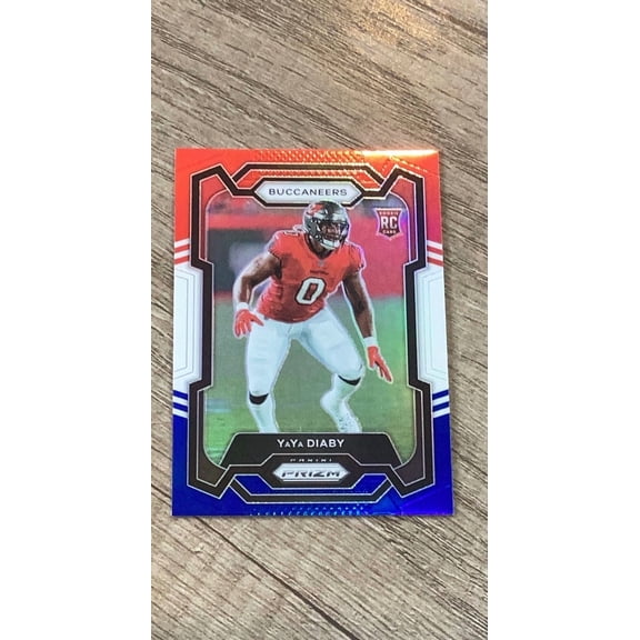 YaYa Diaby 2023 Panini Prizm Red White and Blue 394 trading card